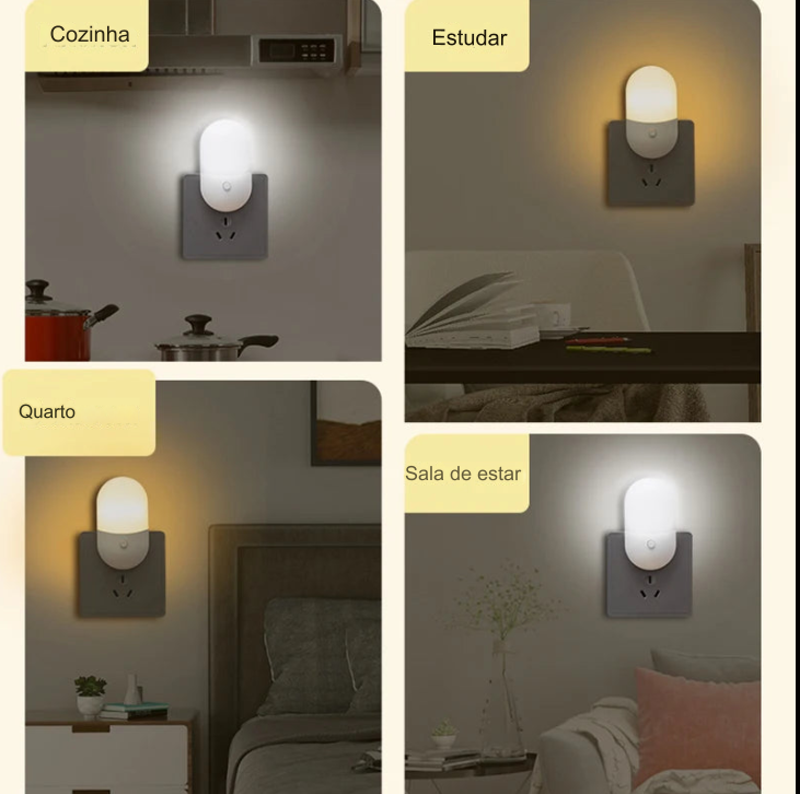 Lâmpada de cabeceira LED Mini Night Light