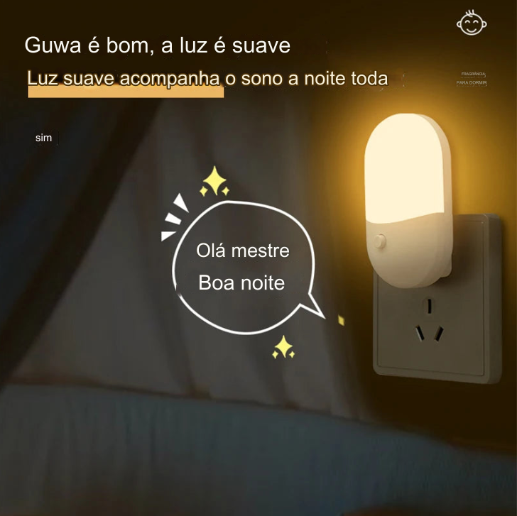 Lâmpada de cabeceira LED Mini Night Light