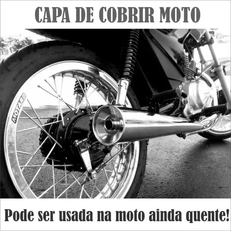 Capa Protetora de Motocicleta em Couro